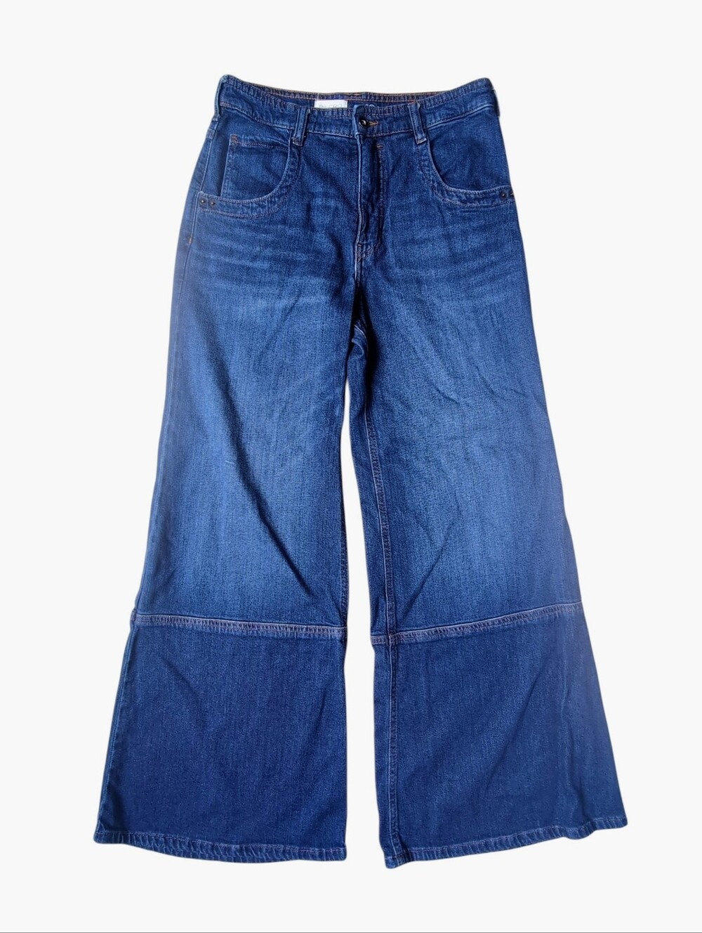 NWOT PILCRO High Rise Flare Jeans Wide Leg Stretch Dark Wash Women's Size 29